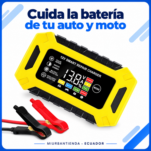 Cargador de bateria para CarroArrancador — Miurbantienda Ecuador
