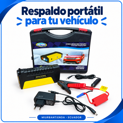 ARRANCADOR DE BATERÍAS PORTÁTIL 4 EN 1 — Miurbantienda Ecuador