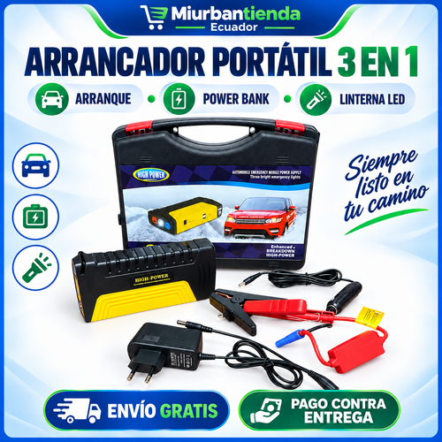 Arrancador portátil 3 en 1 Miurbantienda Ecuador