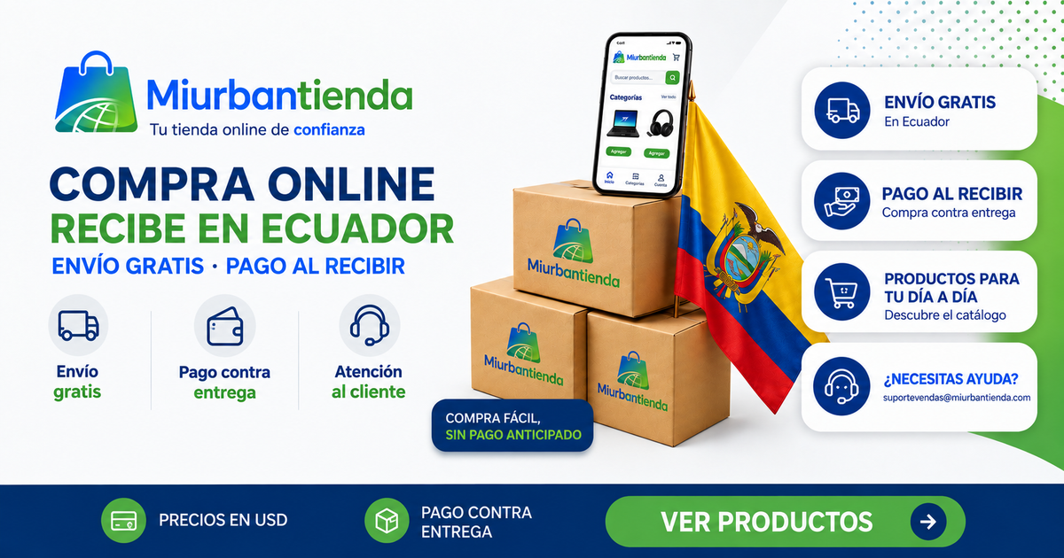 Miurbantienda Ecuador: envío gratis y pago contra entrega